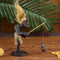 Сувенир &laquo;Абориген-рыбак&raquo;, 22 см, дерево