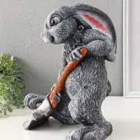 Копилка "Заяц с лопатой" 35х30х18