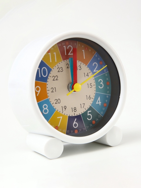 Часы будильник настольные детские &laquo;Секунды в цвете&raquo;, 8&times;8.7 см