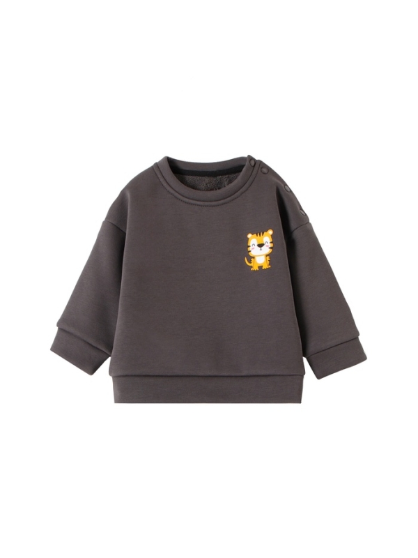 Свитшот детский MINAKU, цвет графит, рост 68-74