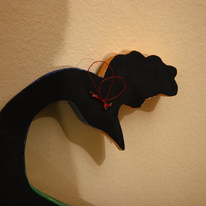 Панно настенное "Павлин" албезия 100 см