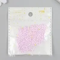 Бисер стекло 8/0 "Маршмеллоу. Матовый. Глициния" 10 гр