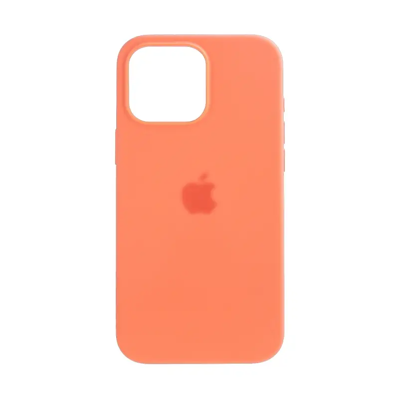Чехол iPh 16 Pro Max Silicon Case 100% ORG Tangerine (MagSafe + анимация NFC) c LOGO