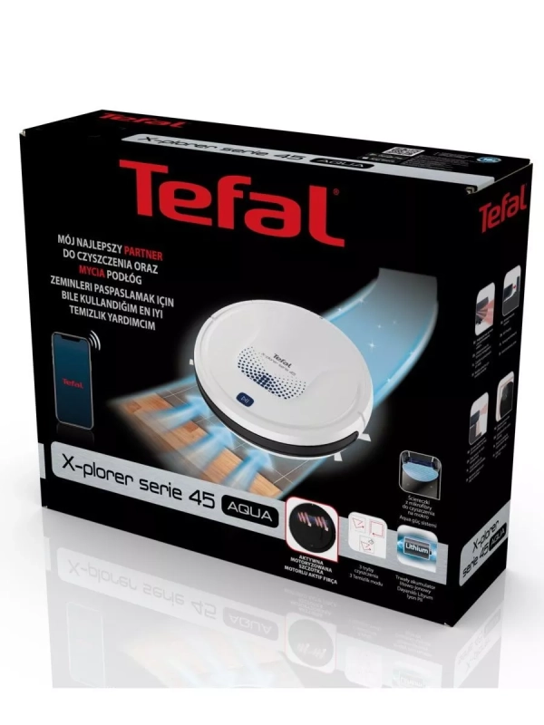 Робот пылесос X-plorer Serie 45 Aqua RG8277WH