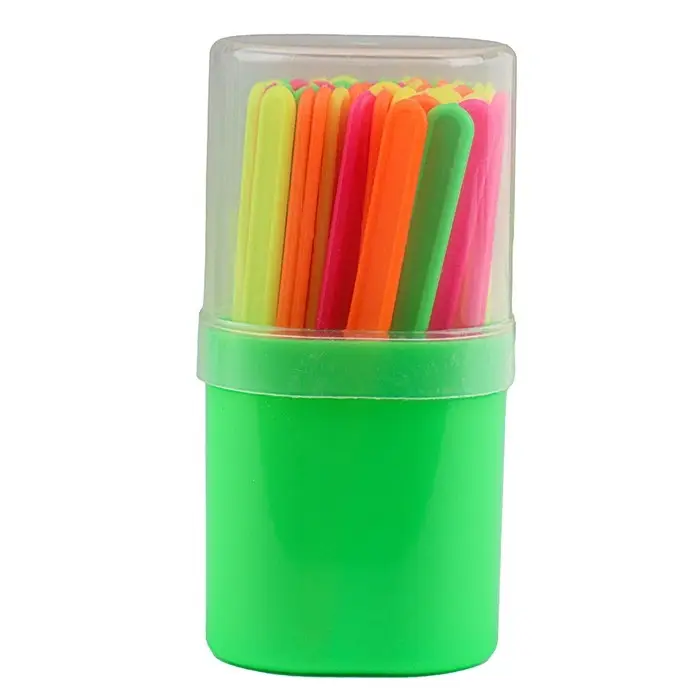 Счетные палочки 30 штук в пенале &laquo;Фонарики&raquo; Calligrata, неоновые, МИКС