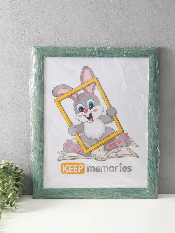 Фоторамка для фото 40х50 см "Luxe Elegance" пластик, морской, (пластик экран)