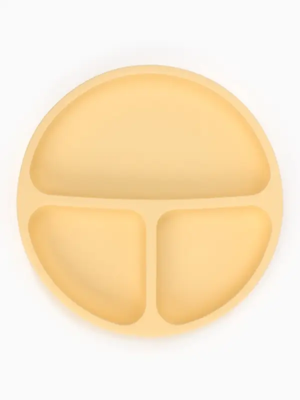 Тарелка детская секционная, 3 секции, молочный, Mum&Baby