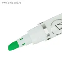 Маркер текстовыделитель, наконечник скошенный 4 мм, зелёный