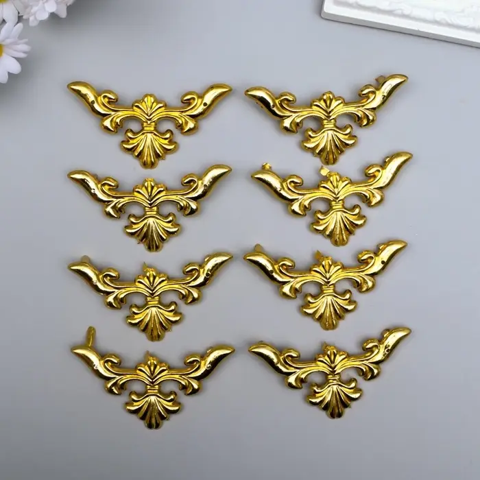 Уголок декоративный "Греция" набор 8 шт 6х6 см