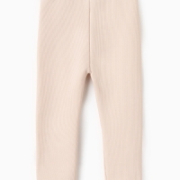 Легинсы для девочки на флисе Collorista, цвет молочный, рост 122 см