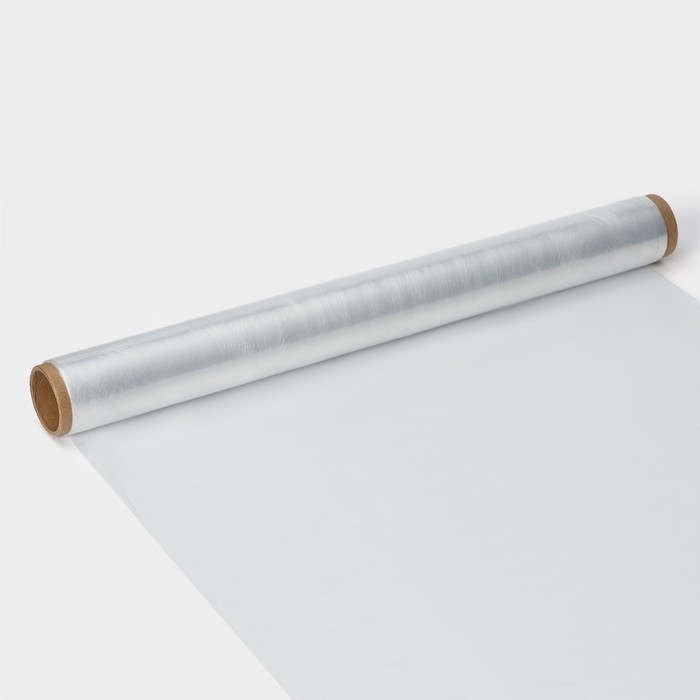 Плёнка пищевая Доляна, 45 см &times; 100 м, 8 мкм, цвет белый