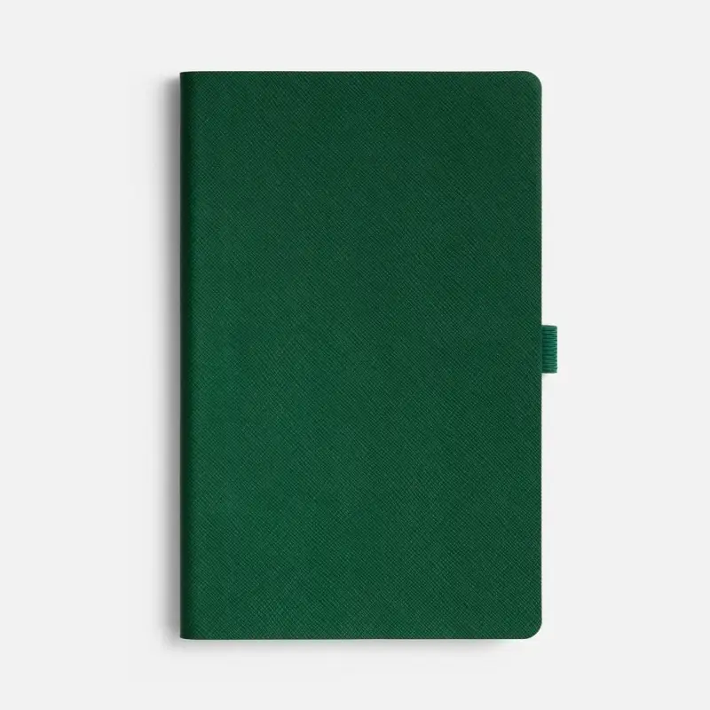 Ежедневник Lungo, недатированный, зеленый