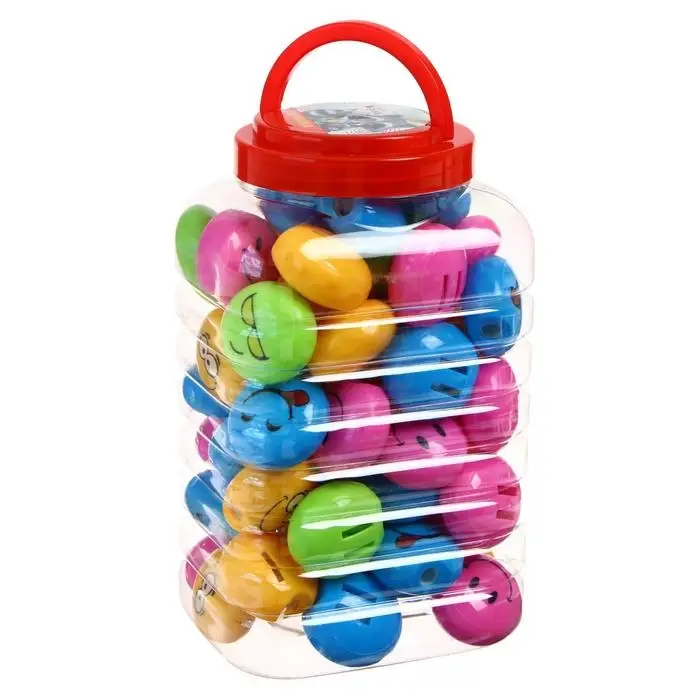 Точилка с контейнером &laquo;Смайлики&raquo;, МИКС