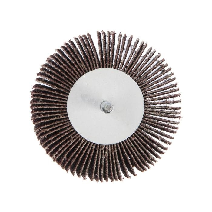 Круг лепестковый радиальный ТУНДРА, 80 х 40 х 6 мм, Р60