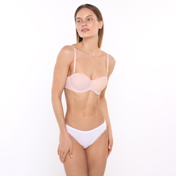 Бюстгальтер-балконет женский, цвет камея розе, размер 75С