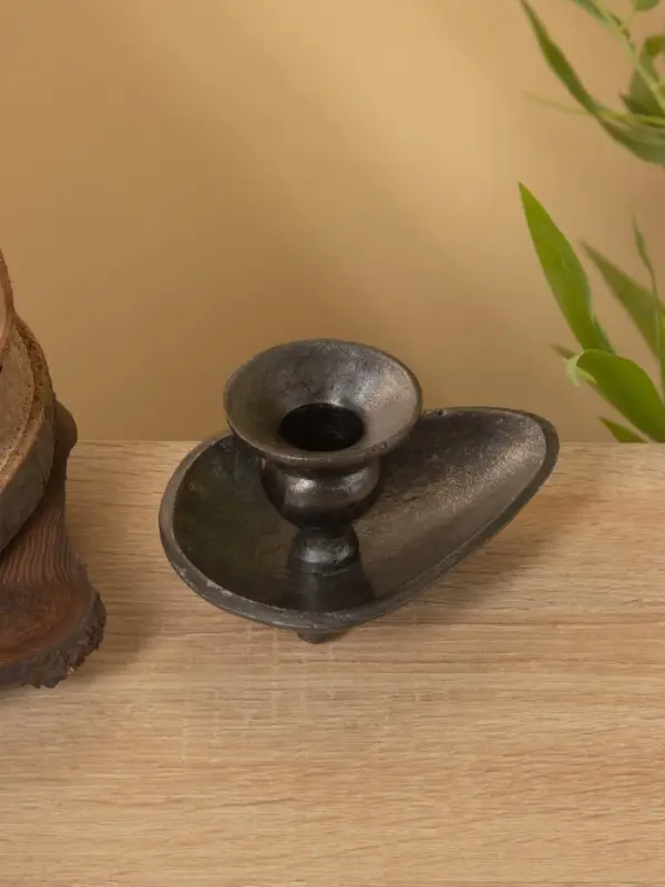 Подсвечник "Средневековье" алюминий 12х9х7,5 см