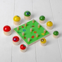 Счётный материал &laquo;Грибочки на полянке&raquo;, набор 9 шт.