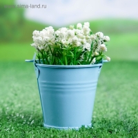 Кашпо «Ведерко Томми», 6×6 см, голубое Кашпо «Ведерко Томми», 6×6 см, голубое