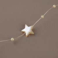 Бусы на леске, «Звёзды», 3/14 мм, 9 ± 0,5 м, цвет золотой Бусы на леске, «Звёзды», 3/14 мм, 9 ± 0,5 м, цвет золотой