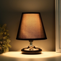 Лампа настольная "Мини" 1х40Вт Е14 черный 15х15х20см МОДЕЛЬ: 3133993