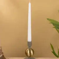 Подсвечник на 1 свечу текстурный "Графитовый" с 1 сферой 7,5х7,5х11,5 см