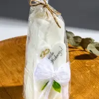 Свечи свадебные "Любовь Навсегда" набор 3 шт (18,5 см + 2 шт по 18 см), белый