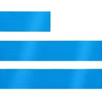 Лента сатиновая Satin 20 S, голубая, 10 см