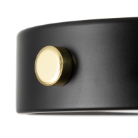 Бра с выключателем "Пиатти" LED 12Вт 4000К черный 15х26х16см