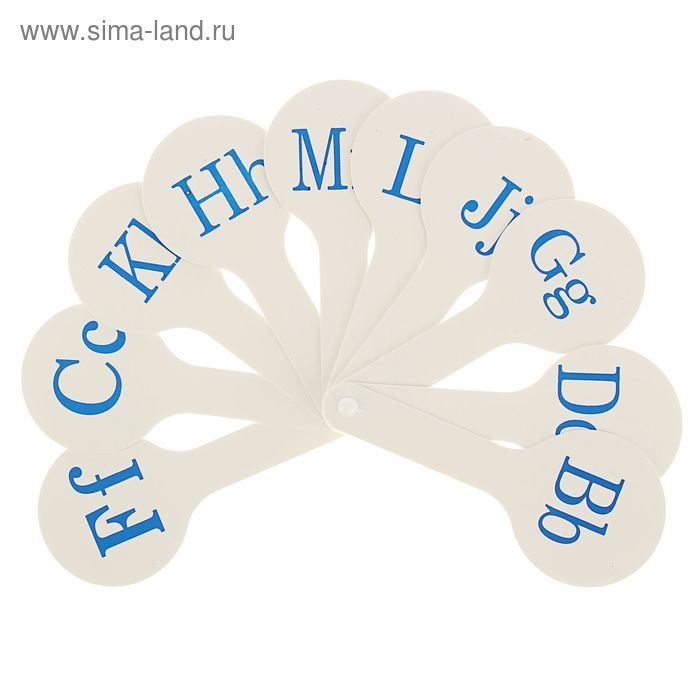 Касса-веер английские согласные буквы Касса-веер английские согласные буквы