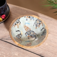 Миска "Мудрый слон" дерево манго 17,5х17,5х6,5 см