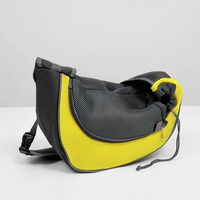 Слинг - переноска для животных, 42 х 25 см, жёлтая