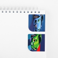 Подарочный набор блокнот А6, 32 листа, наклейки, магнитные закладки &laquo;Тачки&raquo;