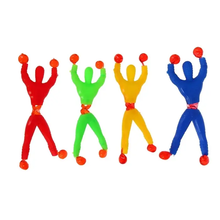 Липучка &laquo;Человек&raquo;, сползает по стеклу, цвета МИКС