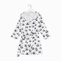 Халат детский муслиновый LoveLife &laquo;Панды&raquo; (4 года, рост 104-110 см) 100% хлопок, 235 гр/м2