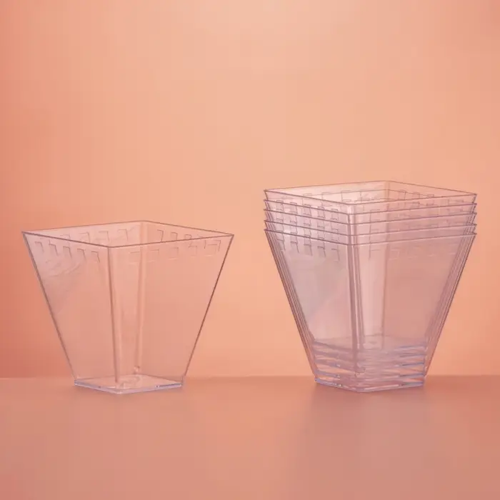 Форма пластиковая одноразовая для фуршета &laquo;Брюссель&raquo;, 150 мл, прозрачая