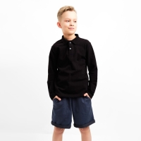 Джемпер (поло) детский MINAKU цвет черный, рост 152 Джемпер (поло) детский MINAKU цвет черный, рост 152