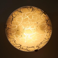 Светильник настенно-потолочная "Кракелюр 2 лампы " E27 60Вт  30 см.