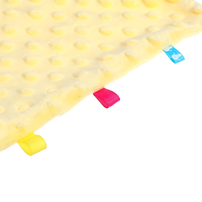 Мягкая игрушка - комфортер с прорезывателем, жёлтый