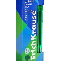 Ручка гелевая ErichKrause. G-Tone, зелёный стержень, узел 0.5 мм