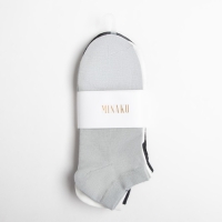 Набор носков мужских укороченных MINAKU 4 пары, размер 40-41 (27 см) Набор носков мужских укороченных MINAKU 4 пары, размер 40-41 (27 см)