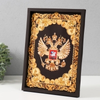 Ключница открытая "Герб" 5 крючков, 23х32 см Ключница открытая "Герб" 5 крючков, 23х32 см