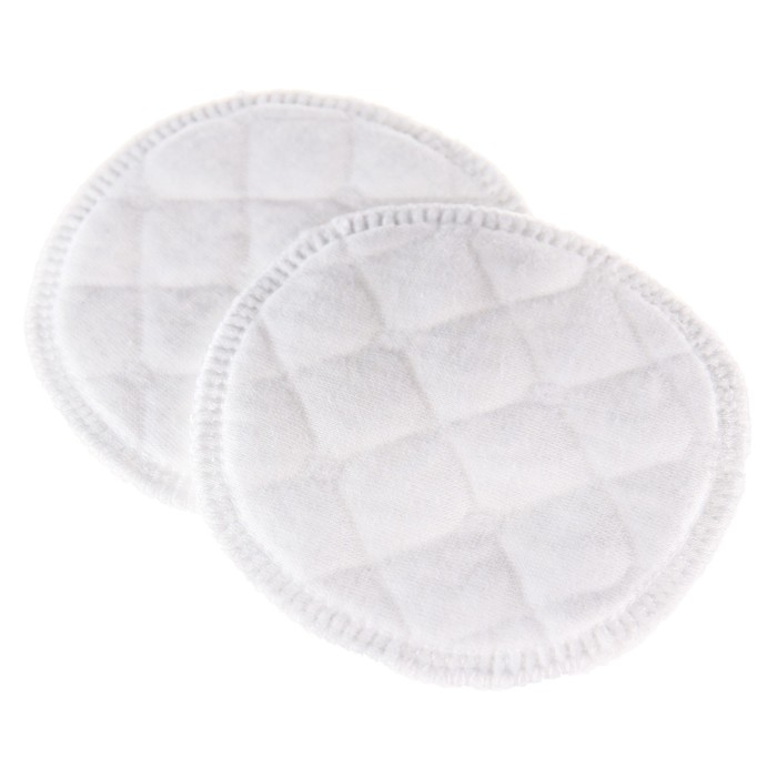 Вкладыши для груди, многоразовые, 6 слоев, набор 2 шт., цвет белый, M&B
