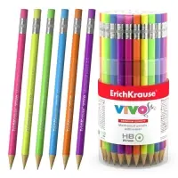 Карандаш механический ErichKrause "Vivo", НВ, грифель d=0.5 мм, в тубусе, микс