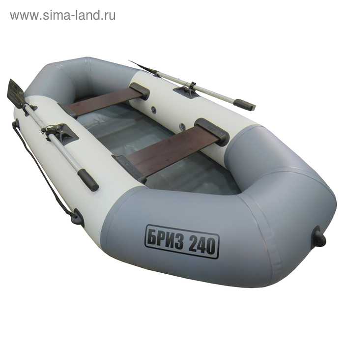 Лодка &laquo;Бриз&raquo; 240, цвет белый/серый