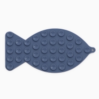 Коврик для лизания на присосках 20 х 10 см, синий Коврик для лизания на присосках 20 х 10 см, синий