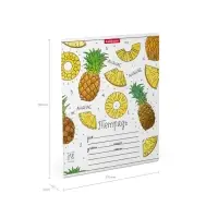 Тетрадь 18 листов в клетку ErichKrause &laquo;Яркие дольки&raquo;, обложка мелованный картон, МИКС