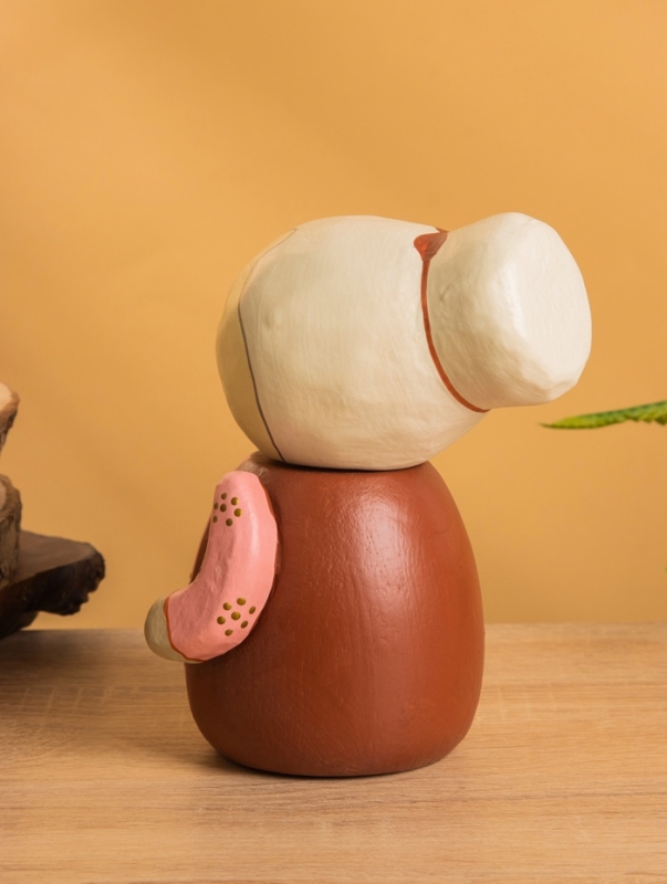 Деревянная кукла кокеши &laquo;Бабушка Юки&raquo;, 11&times;11&times;16 см