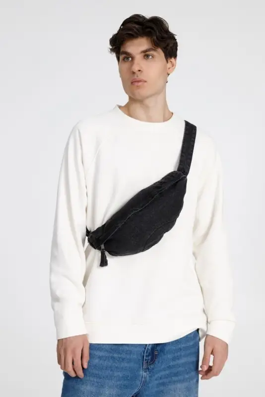 Поясная сумка W6, черная