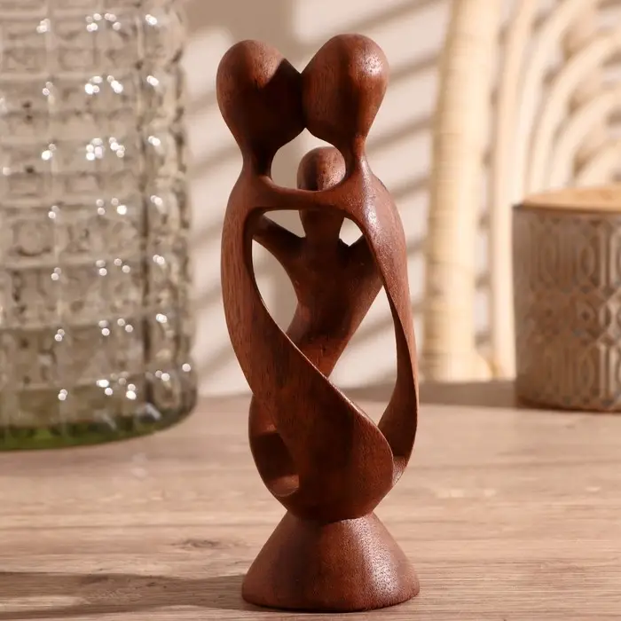 Сувенир &laquo;Семья&raquo;, 20&times;6&times;6 см, дерево, коричневый