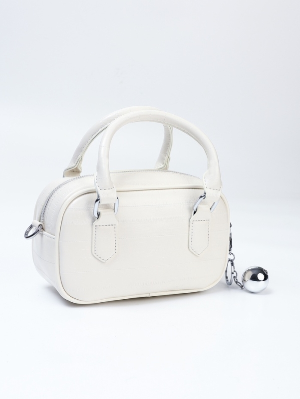 Сумка женская, 20*9*12, отд на молнии, длин ремень, белый Сумка женская, 20*9*12, отд на молнии, длин ремень, белый